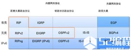 动态路由协议的分类